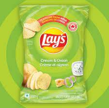 Lay's American Style Cream & Onion Potato Chips Select Unit