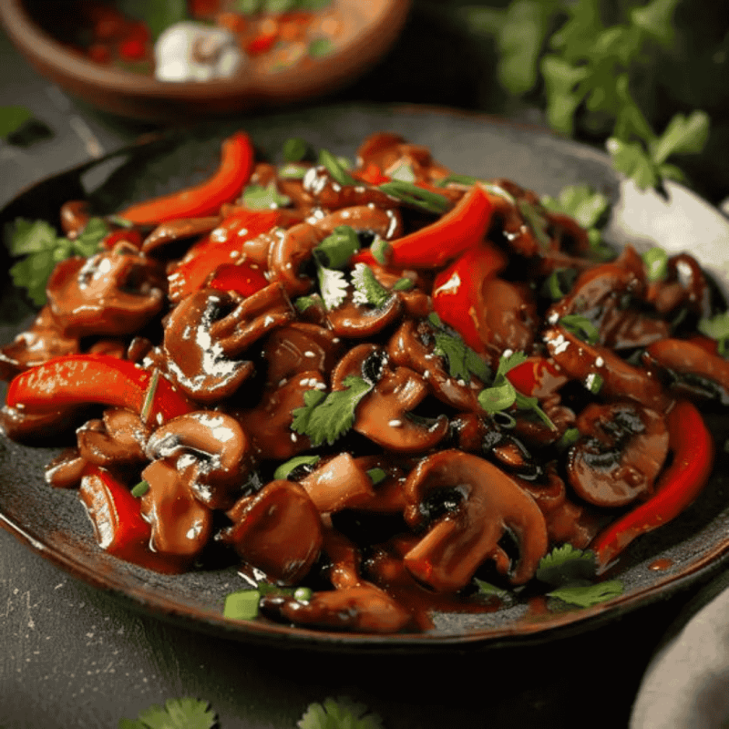 Mushroom Chilli
